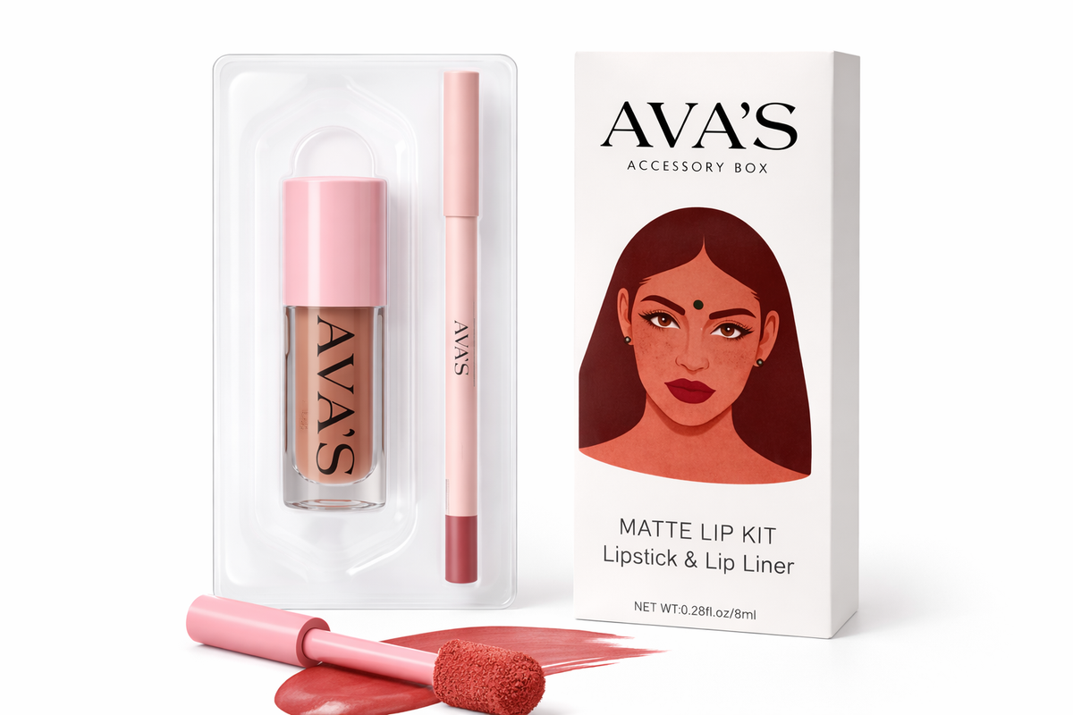 Honey Glow Lip Kit Duo Matte Lipstick & Lip Liner