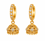 Micro Collection Jhumka Earring Orange