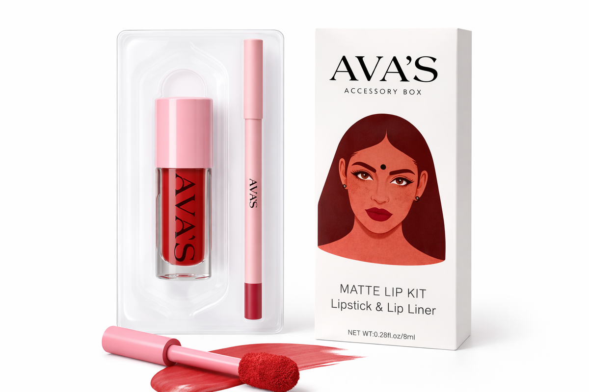 Velvet Kiss Lip Kit Duo Matte Lipstick & Lip Liner