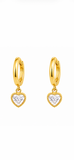 Heart Gold Plated Collection Jhumka Earring