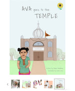 'Ava Goes To The Temple' Childrens Gurdwara Educational Book