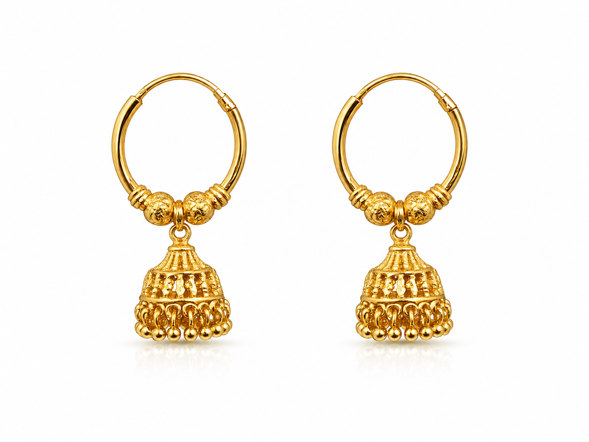 Gold Plated Collection Jhumka Earrings New Ava