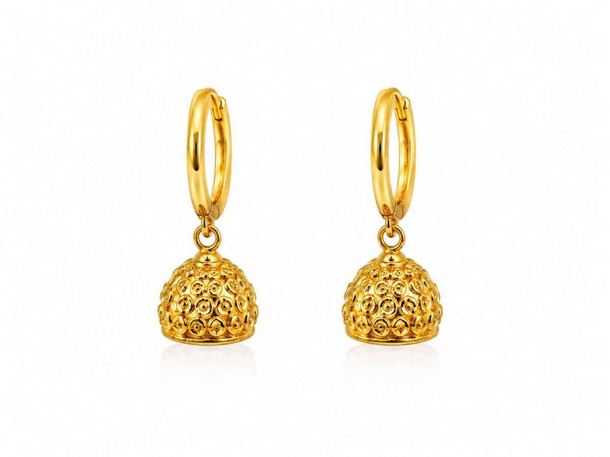 Micro Collection Gold Plated Jhumka Earring Mau