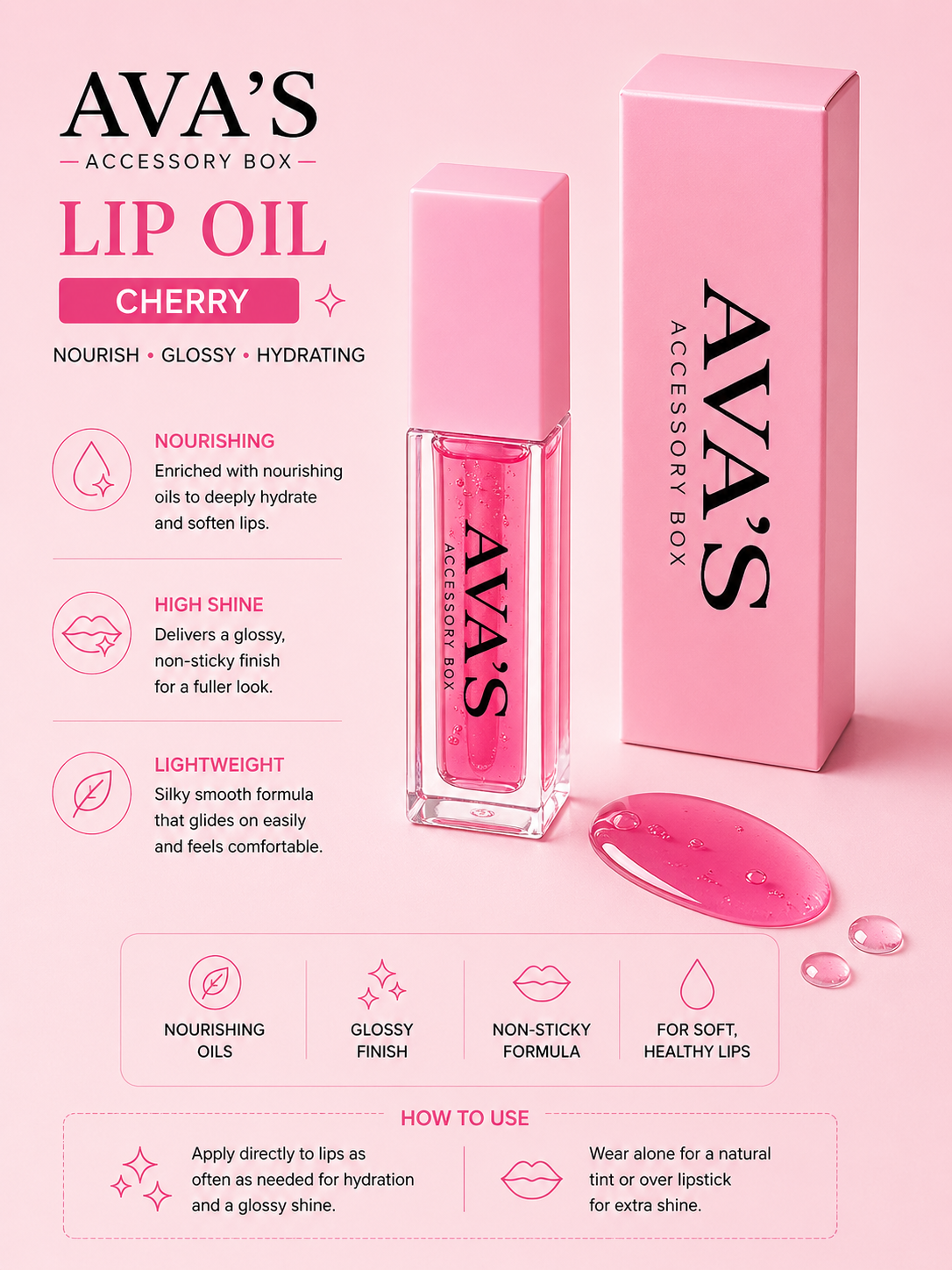 Lip Oil Cherry