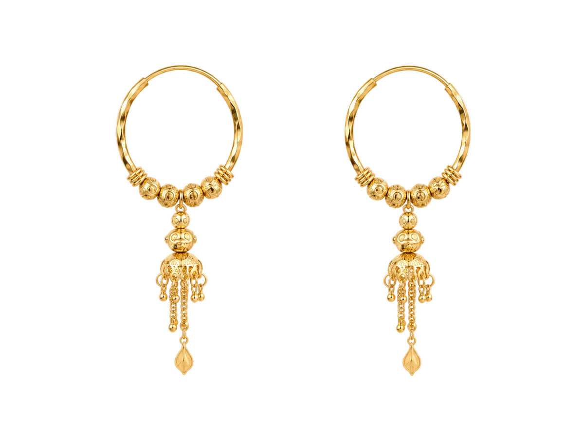 Gold Plated Collection Jhumka Earrings Sona