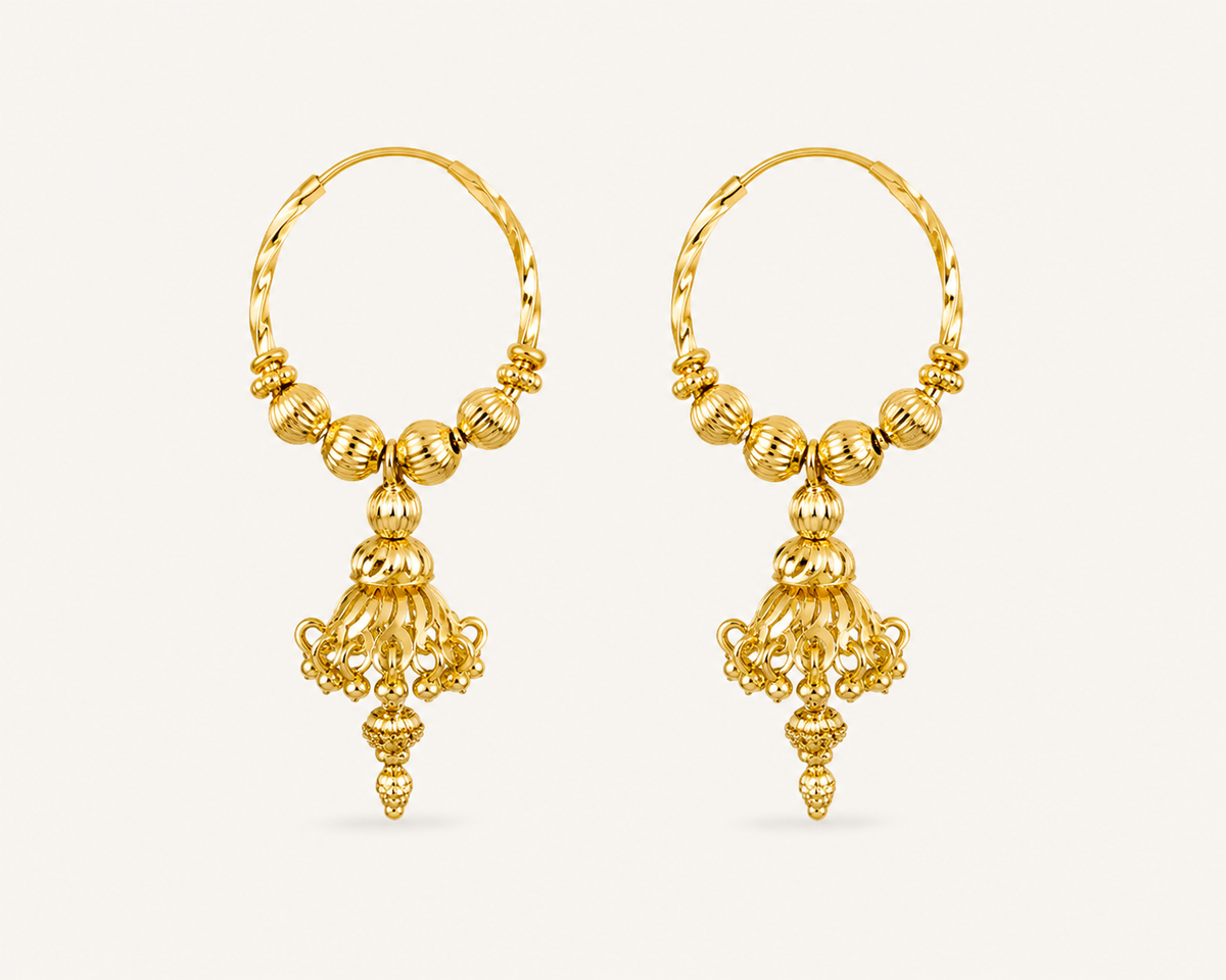 Gold Plated Collection Jhumka Earring Sara
