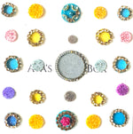 Lohri Special Bindi Box Mixed Colours