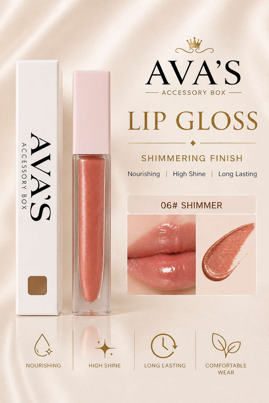 Lip Gloss Bronzed Honey Shimmer #31