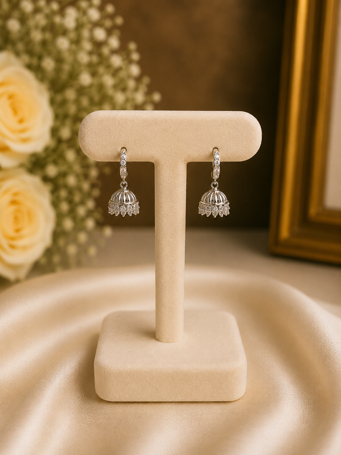 Micro Silver Jhumka 6
