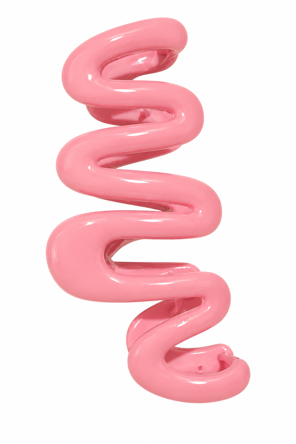 Large Wavy Jelly Hair Claw Clip