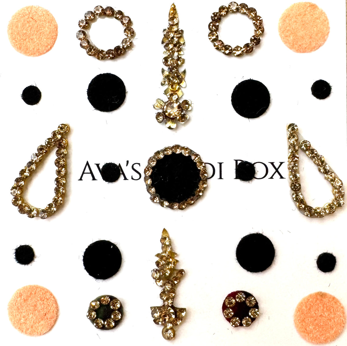 Ava’s Accessory Box Gold Bindi Box