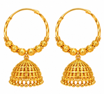 Medium Classic Gold plated Collection Jhumka Earrings