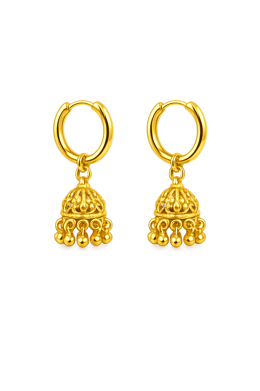Jai Micro Collection Gold-Plated Jhumka Earring Lucknow No5