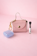Mini Handbag Keychain – Travel Perfume Holder & Jewellery Storage Case