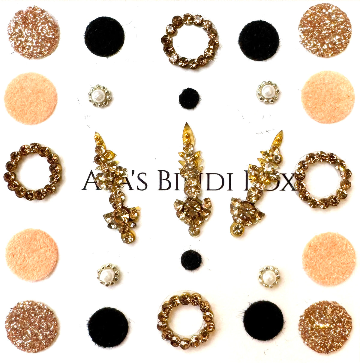 Ava’s Accessory Box Gold Bindi Box