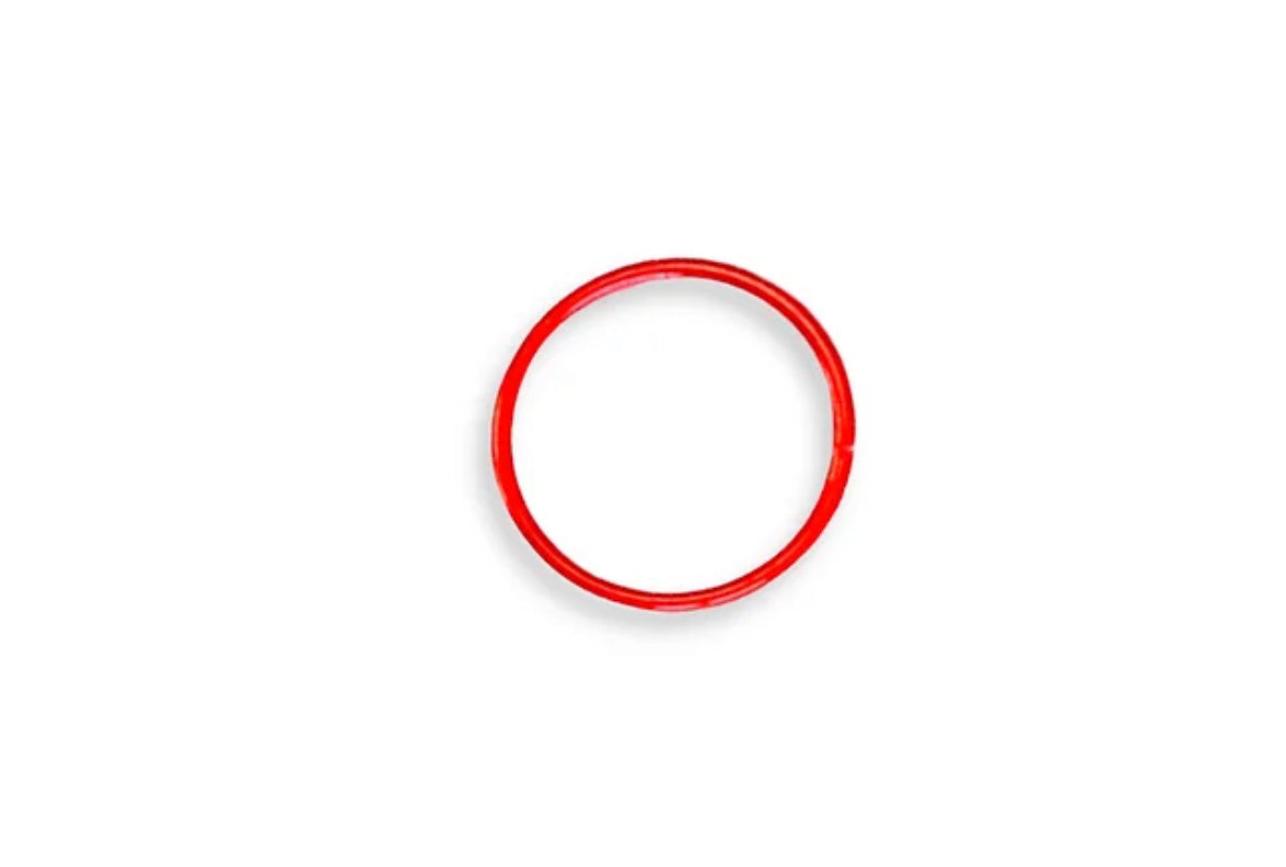 Simple Neon Red Nose Ring For Pierced And Non Pierced Nose