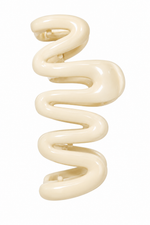 Large Wavy Jelly Hair Claw Clip