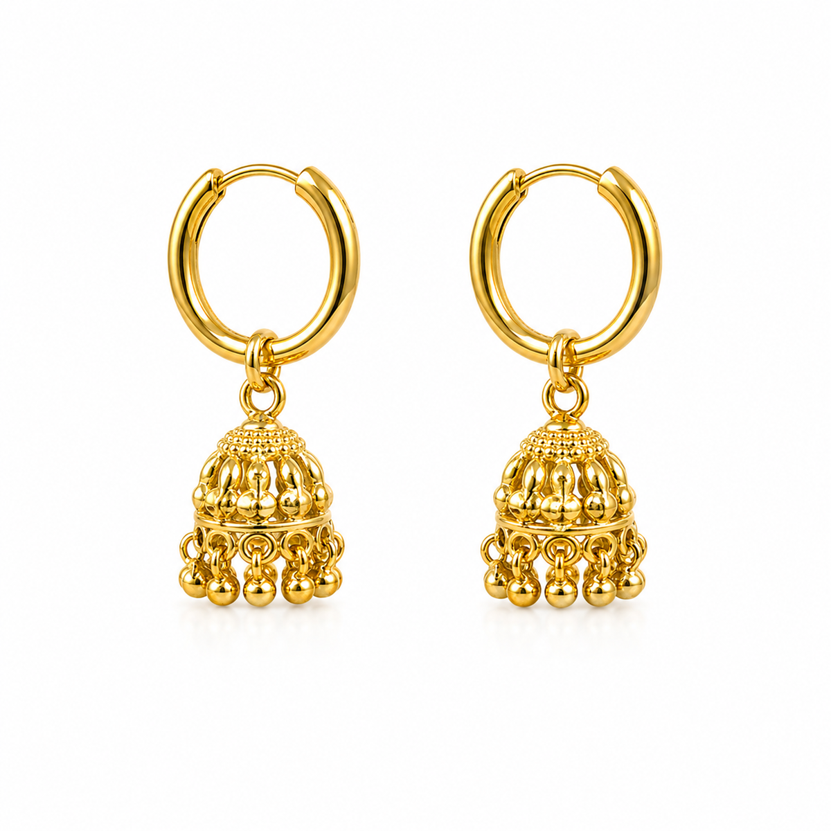 Jai Micro Collection Gold-Plated Jhumka Earring Lucknow No2