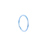 Simple Neon Blue Nose Ring For Pierced And Non Pierced Nose