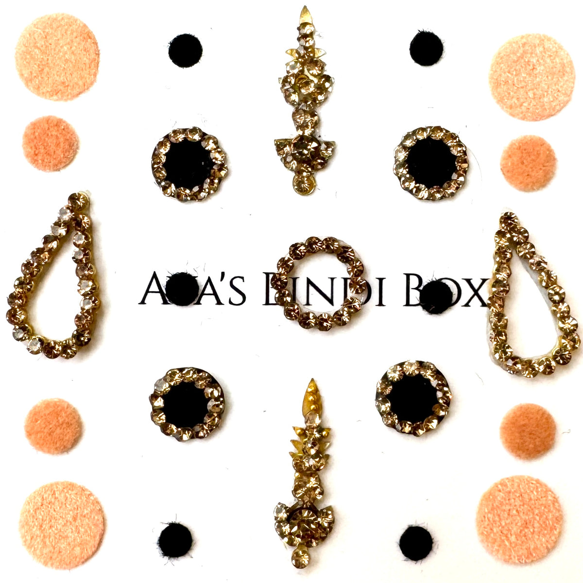 Ava’s Accessory Box Gold Bindi Box
