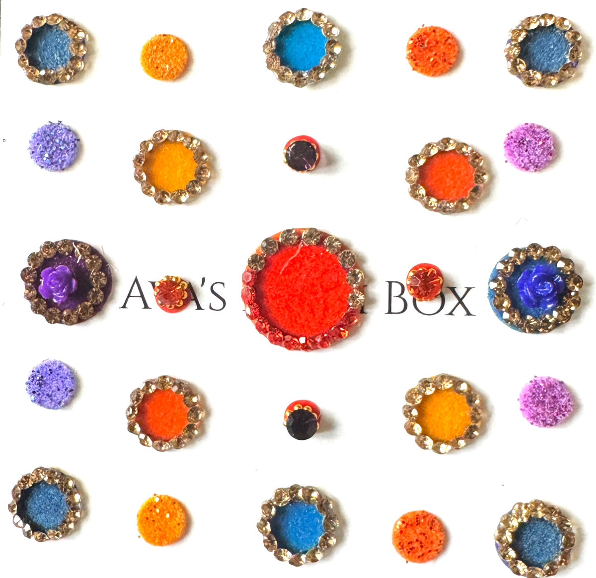 Lohri Special Bindi Box Mixed Colours