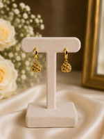 Micro Jhumka Gold Plated Maya Round Mini