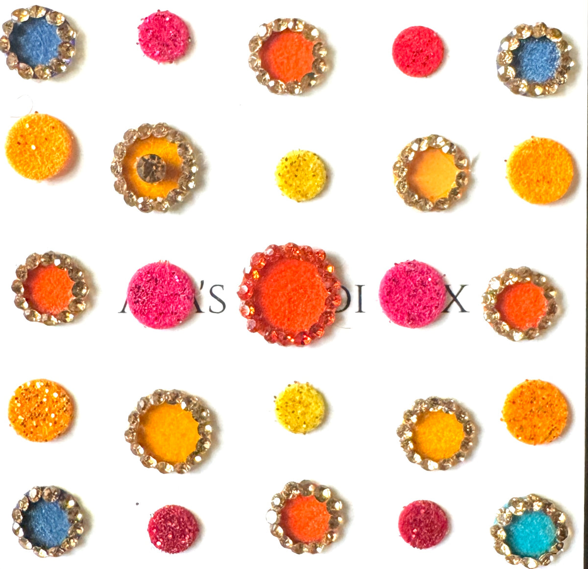 Lohri Special Bindi Box Mixed Colours