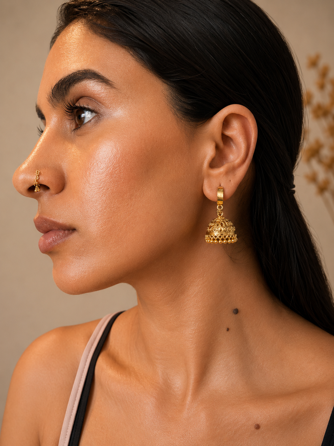Classic Gold Plated Jhumka