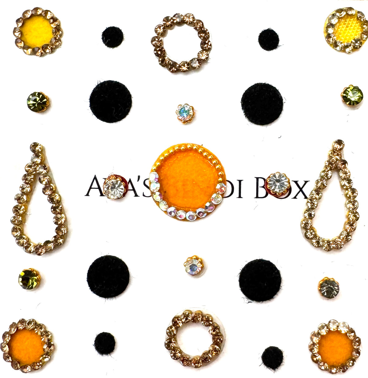 Ava’s Accessory Box Gold Bindi Box