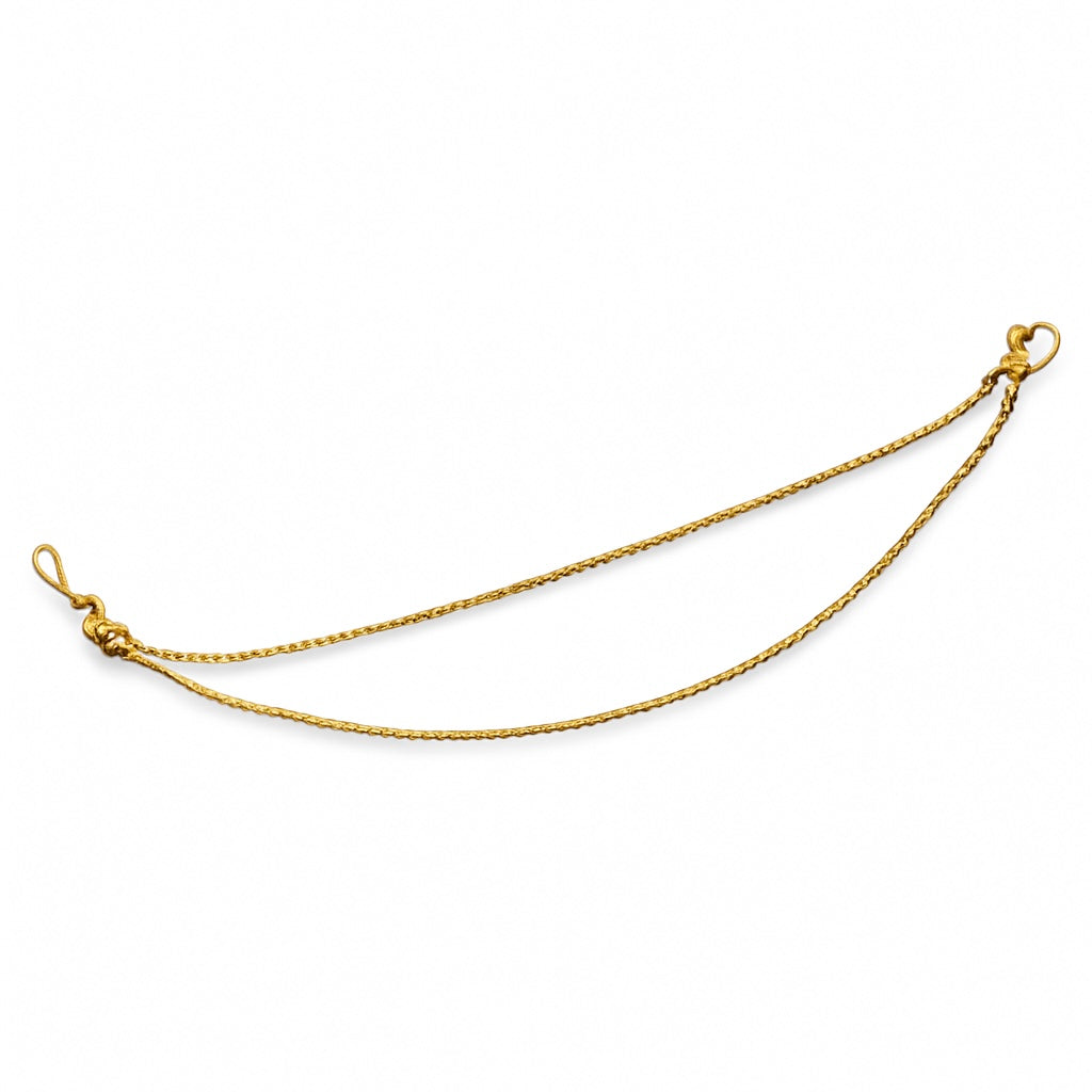 Double Gold Nose Chain