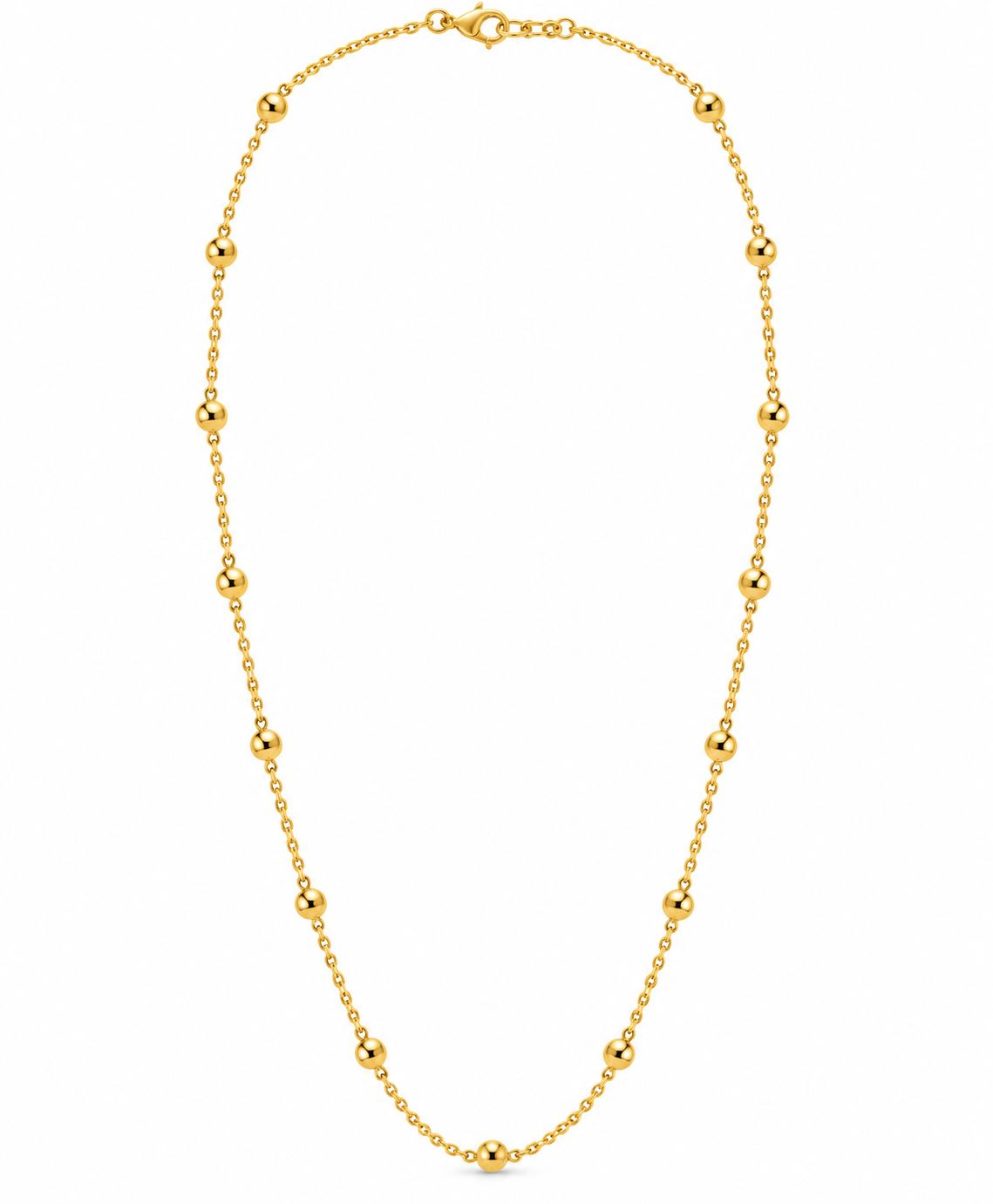 Ball Gold Plated Necklace