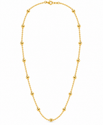 Ball Gold Plated Necklace