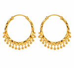 Gold plated Collection Jhumka Earrings Bead 2.5 cm