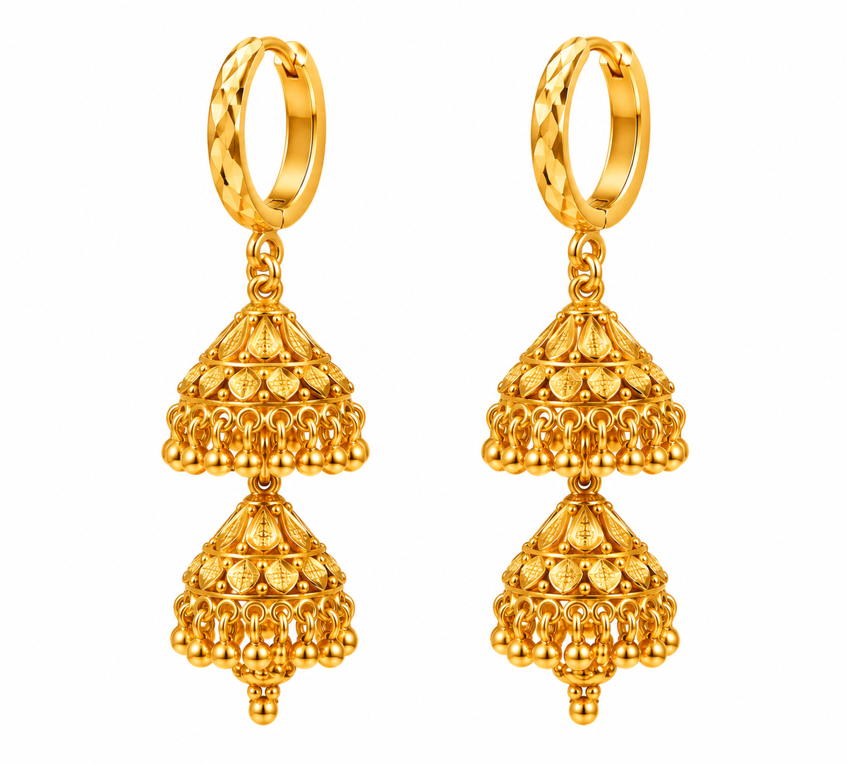 Dangle Seema Gold plated Collection Jhumka Earrings