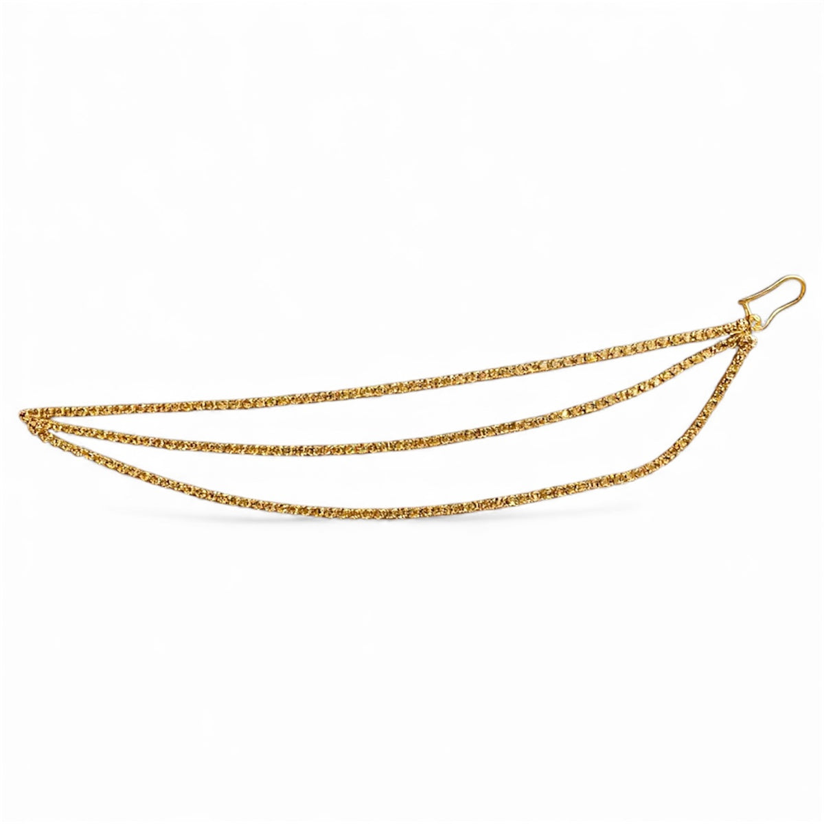 Triple Gold Nose Chain