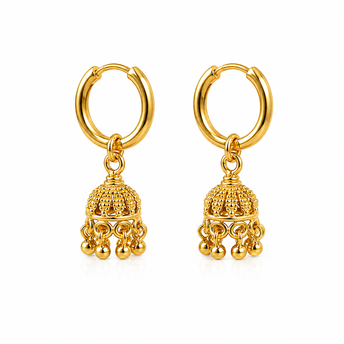 Jai Micro Collection Gold-Plated Jhumka Earring Lucknow No4