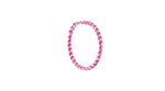 Spiral Neon Pink Nose Ring For Pierced And Non Pierced Nose