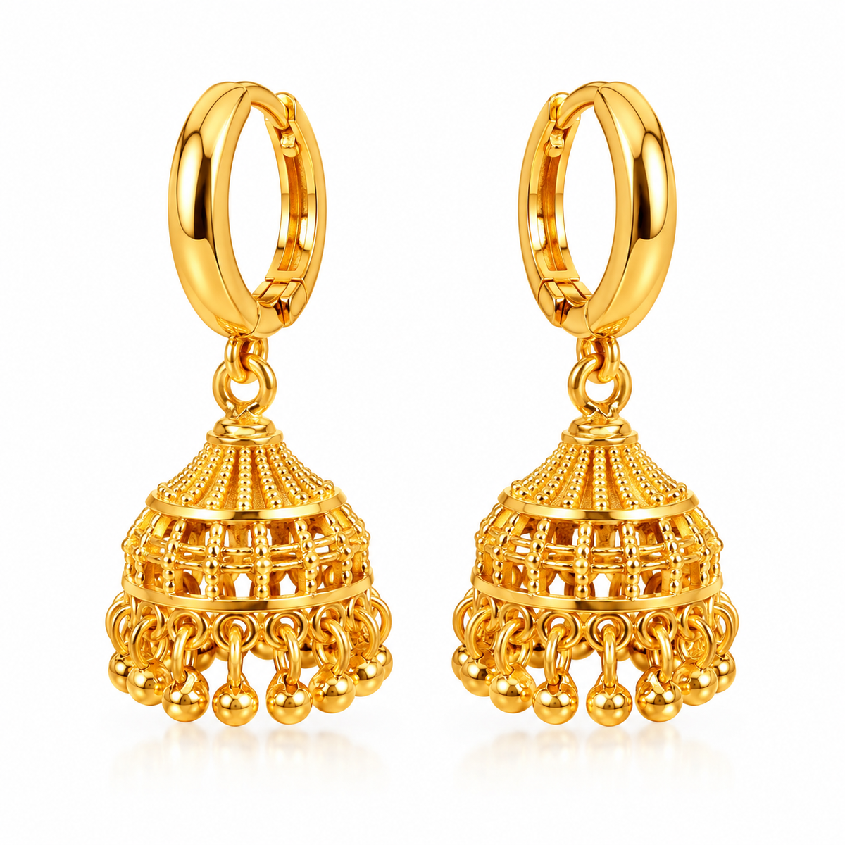Zara Gold plated Collection Jhumka Earrings
