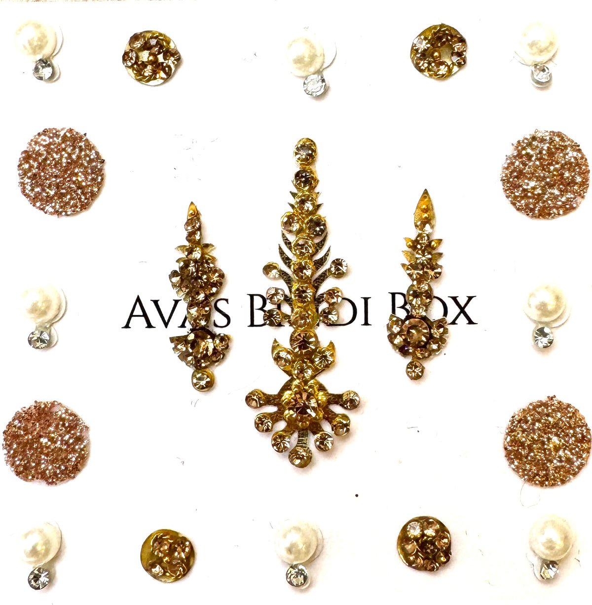 Ava’s Accessory Box Gold Bindi Box