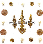 Ava’s Accessory Box Gold Bindi Box