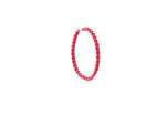 Spiral Neon Red Nose Ring For Pierced And Non Pierced Nose