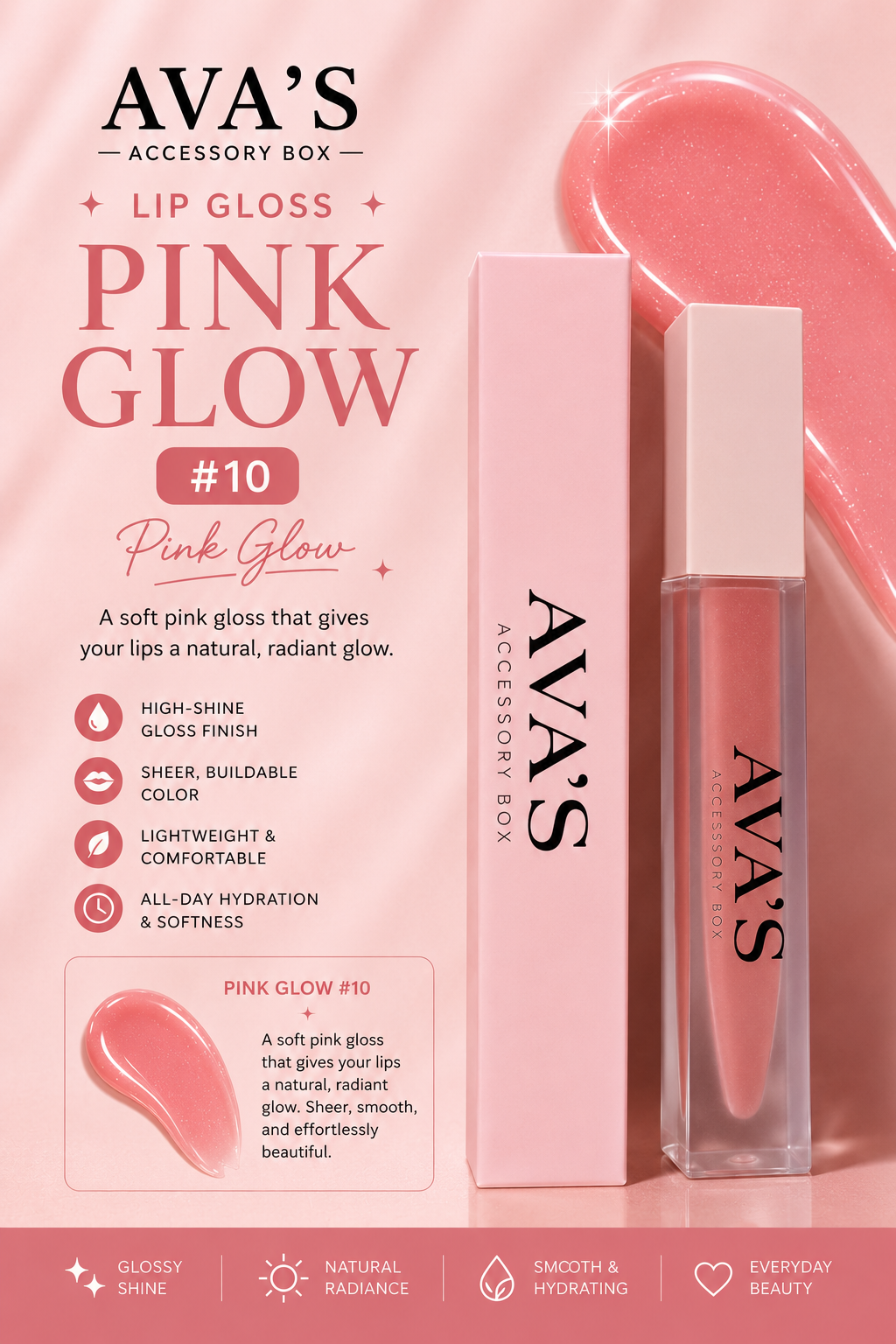 The Pink Glow Lip Gloss Collection #10