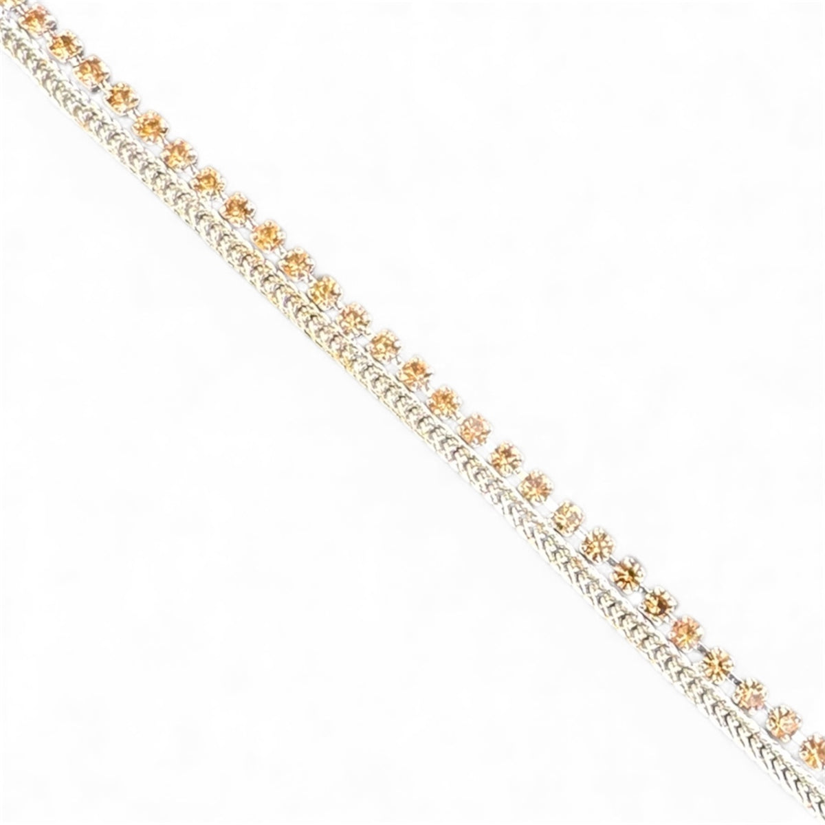 Gold 1 x Silver Anklet Women's Indian Fashion Accessories