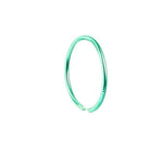 Simple Neon Green Nose Ring For Pierced And Non Pierced Nose