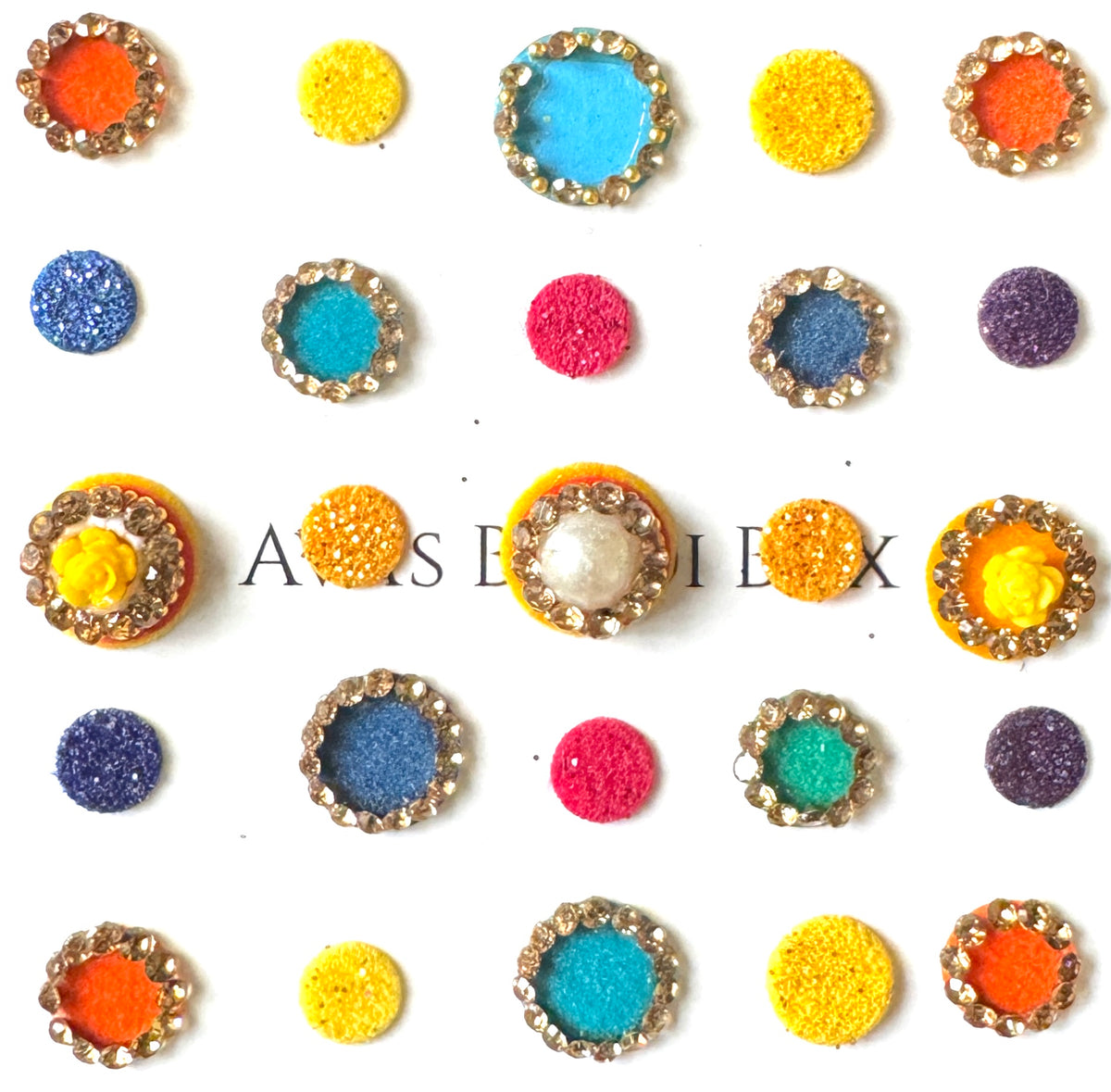 Lohri Special Bindi Box Mixed Colours