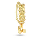 Orissa Dangle Gold Nose Ring For Pierced Nose