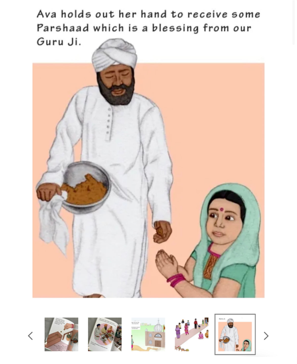'Ava Goes To The Temple' Childrens Gurdwara Educational Book
