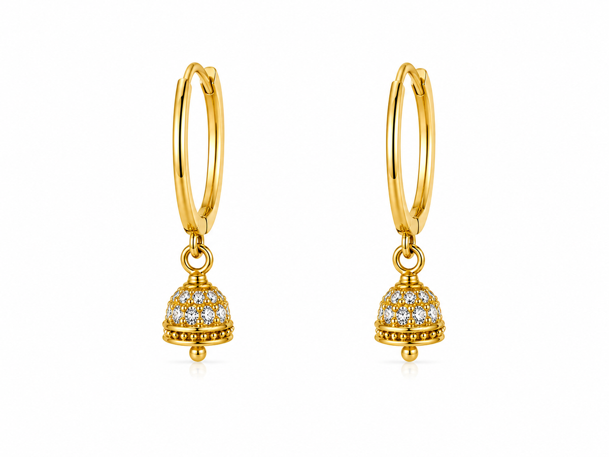 Micro Jhumki Collection Nagaland Plain Hoop Mini