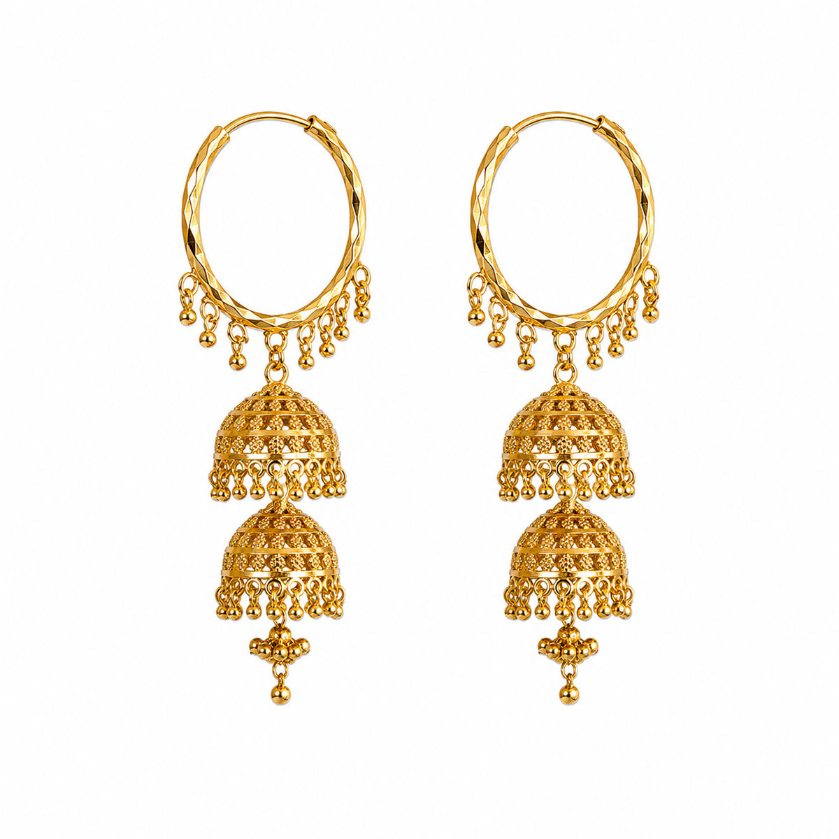 Gold plated Collection Jhumka Earring Laya