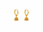 Micro Collection Gold Plated Jhumka Earring Round Dome Kai